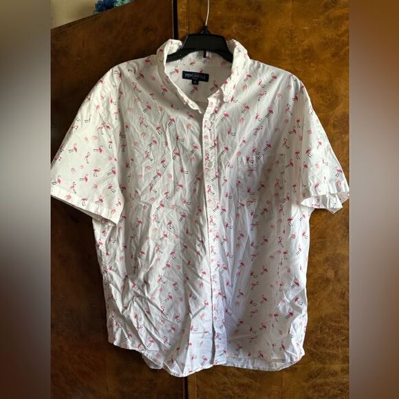 Flamingo 🦩 J crew button down - Picture 1 of 7